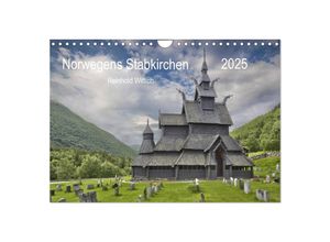 9783435395576 - Norwegens Stabkirchen (Wandkalender 2025 DIN A4 quer) CALVENDO Monatskalender