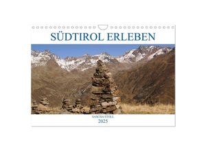 9783435398713 - Südtirol erleben (Wandkalender 2025 DIN A4 quer) CALVENDO Monatskalender