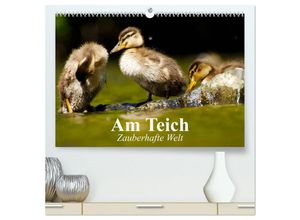 9783435441235 - Am Teich Zauberhafte Welt (hochwertiger Premium Wandkalender 2025 DIN A2 quer) Kunstdruck in Hochglanz