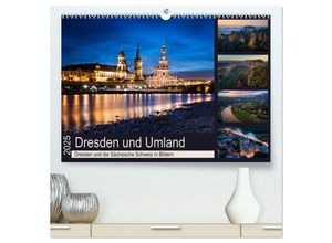 9783435444786 - Dresden und Umland (hochwertiger Premium Wandkalender 2025 DIN A2 quer) Kunstdruck in Hochglanz