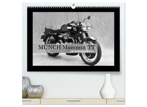 9783435446551 - Münch Mammut TT in schwarzweiss (hochwertiger Premium Wandkalender 2025 DIN A2 quer) Kunstdruck in Hochglanz