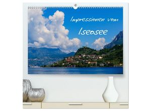 9783435448951 - Impressionen vom Iseosee (hochwertiger Premium Wandkalender 2025 DIN A2 quer) Kunstdruck in Hochglanz