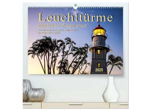 9783435449194 - Leuchttürme - maritime Wegweiser (hochwertiger Premium Wandkalender 2025 DIN A2 quer) Kunstdruck in Hochglanz