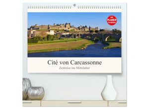 9783435449729 - Cite von Carcassonne - Zeitreise ins Mittelalter (hochwertiger Premium Wandkalender 2025 DIN A2 quer) Kunstdruck in Hochglanz