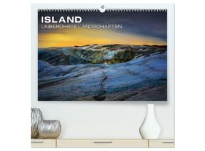 9783435450527 - Island - Unberührte Landschaften (hochwertiger Premium Wandkalender 2025 DIN A2 quer) Kunstdruck in Hochglanz