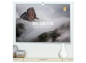 9783435451340 - Dolomiten - Land der Träume (hochwertiger Premium Wandkalender 2025 DIN A2 quer) Kunstdruck in Hochglanz