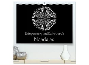 9783435456888 - Entspannung und Ruhe durch Mandalas (hochwertiger Premium Wandkalender 2025 DIN A2 quer) Kunstdruck in Hochglanz