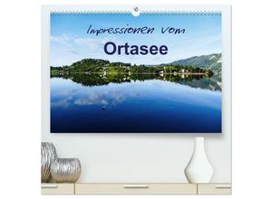 9783435460496 - Impressionen vom Ortasee (hochwertiger Premium Wandkalender 2025 DIN A2 quer) Kunstdruck in Hochglanz