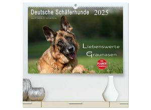 9783435465057 - Deutsche Schäferhunde - Liebenswerte Graunasen (hochwertiger Premium Wandkalender 2025 DIN A2 quer) Kunstdruck in Hochglanz