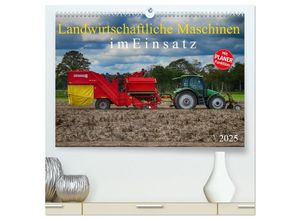 9783435473991 - Landwirtschaftliche Maschinen im Einsatz (hochwertiger Premium Wandkalender 2025 DIN A2 quer) Kunstdruck in Hochglanz