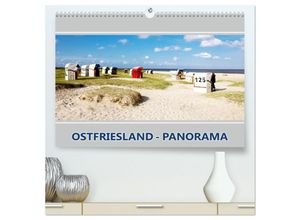 9783435476985 - Ostfriesland Panorama (hochwertiger Premium Wandkalender 2025 DIN A2 quer) Kunstdruck in Hochglanz