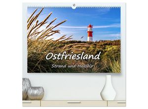 9783435484027 - OSTFRIESLAND Strand und Mee(h)r (hochwertiger Premium Wandkalender 2025 DIN A2 quer) Kunstdruck in Hochglanz