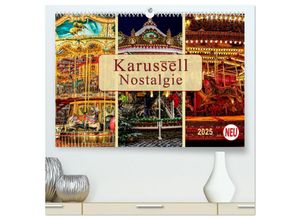 9783435484454 - Karussell - Nostalgie (hochwertiger Premium Wandkalender 2025 DIN A2 quer) Kunstdruck in Hochglanz