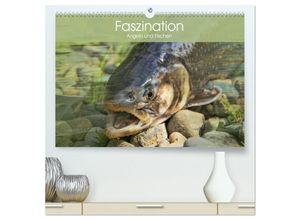 9783435485093 - Faszination Angeln und Fischen (hochwertiger Premium Wandkalender 2025 DIN A2 quer) Kunstdruck in Hochglanz