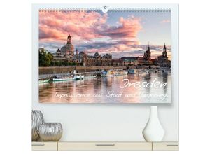 9783435486106 - Dresden Impressionen aus Stadt und Umgebung (hochwertiger Premium Wandkalender 2025 DIN A2 quer) Kunstdruck in Hochglanz