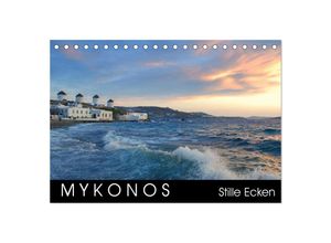 9783435486670 - Mykonos - Stille Ecken (Tischkalender 2025 DIN A5 quer) CALVENDO Monatskalender