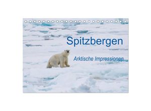 9783435490912 - Spitzbergen - Arktische Impressionen (Tischkalender 2025 DIN A5 quer) CALVENDO Monatskalender