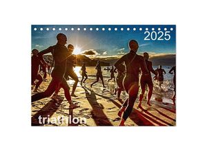 9783435495825 - TRIATHLON 2025 (Tischkalender 2025 DIN A5 quer) CALVENDO Monatskalender