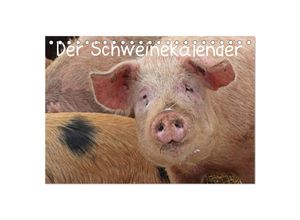 9783435496211 - Der Schweinekalender (Tischkalender 2025 DIN A5 quer) CALVENDO Monatskalender