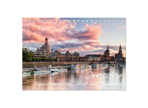 9783435496570 - Dresden Impressionen aus Stadt und Umgebung (Tischkalender 2025 DIN A5 quer) CALVENDO Monatskalender