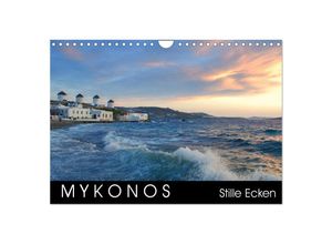 9783435497836 - Mykonos - Stille Ecken (Wandkalender 2025 DIN A4 quer) CALVENDO Monatskalender