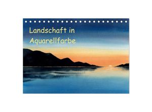 9783435499038 - Landschaft in Aquarellfarbe (Tischkalender 2025 DIN A5 quer) CALVENDO Monatskalender