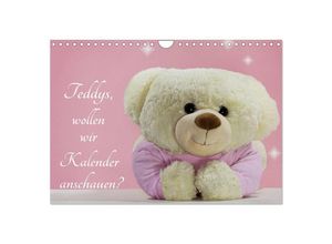 9783435502899 - Teddys wollen wir Kalender anschauen? (Wandkalender 2025 DIN A4 quer) CALVENDO Monatskalender