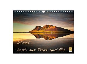 9783435505180 - Island - Insel aus Feuer und Eis (Wandkalender 2025 DIN A4 quer) CALVENDO Monatskalender