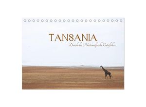 9783435505531 - Tansania - Durch die Nationalparks Ostafrikas (Tischkalender 2025 DIN A5 quer) CALVENDO Monatskalender