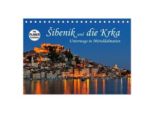 9783435506453 - Sibenik und die Krka - Unterwegs in Mitteldalmatien (Tischkalender 2025 DIN A5 quer) CALVENDO Monatskalender