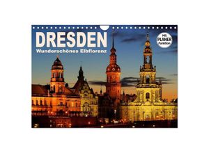 9783435507801 - Dresden - Wunderschönes Elbflorenz (Wandkalender 2025 DIN A4 quer) CALVENDO Monatskalender