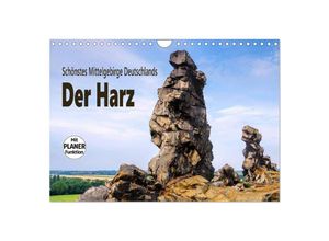 9783435510887 - Der Harz - Schönstes Mittelgebirge Deutschlands (Wandkalender 2025 DIN A4 quer) CALVENDO Monatskalender