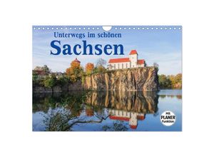 9783435511013 - Unterwegs im schönen Sachsen (Wandkalender 2025 DIN A4 quer) CALVENDO Monatskalender