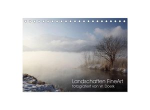 9783435511099 - Landschaften FineArt (Tischkalender 2025 DIN A5 quer) CALVENDO Monatskalender