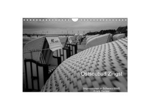 9783435512300 - Ostseebad Zingst - Impressionen in Schwarz-Weiß (Wandkalender 2025 DIN A4 quer) CALVENDO Monatskalender