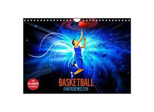 9783435512478 - Basketball Fantasiewelten (Wandkalender 2025 DIN A4 quer) CALVENDO Monatskalender