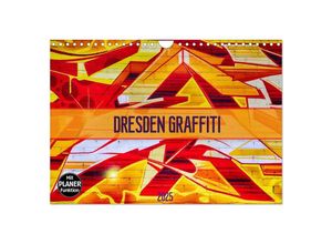 9783435512560 - Dresden Graffiti (Wandkalender 2025 DIN A4 quer) CALVENDO Monatskalender