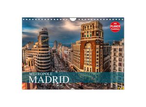 9783435512577 - Metropole Madrid (Wandkalender 2025 DIN A4 quer) CALVENDO Monatskalender