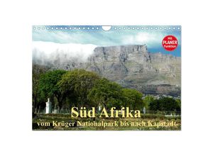 9783435516124 - Süd Afrika - vom Krüger Nationalpark bis nach Kapstadt (Wandkalender 2025 DIN A4 quer) CALVENDO Monatskalender