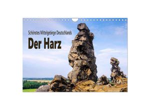 9783435516247 - Der Harz - Schönstes Mittelgebirge Deutschlands (Wandkalender 2025 DIN A4 quer) CALVENDO Monatskalender