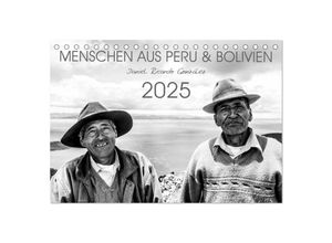 9783435516834 - Menschen aus Peru und Bolivien (Tischkalender 2025 DIN A5 quer) CALVENDO Monatskalender