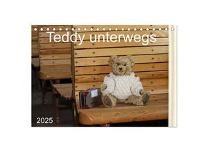 9783435517619 - Teddy unterwegs (Tischkalender 2025 DIN A5 quer) CALVENDO Monatskalender