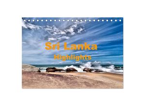 9783435519132 - Sri Lanka - Highlights (Tischkalender 2025 DIN A5 quer) CALVENDO Monatskalender