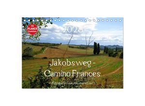 9783435519439 - Jakobsweg - Camino Frances (Tischkalender 2025 DIN A5 quer) CALVENDO Monatskalender