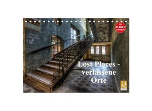 9783435521555 - Lost Places - verlassene Orte (Tischkalender 2025 DIN A5 quer) CALVENDO Monatskalender