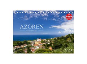 9783435522101 - Azoren - São Miguel (Tischkalender 2025 DIN A5 quer) CALVENDO Monatskalender