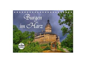 9783435523528 - Burgen im Harz (Tischkalender 2025 DIN A5 quer) CALVENDO Monatskalender