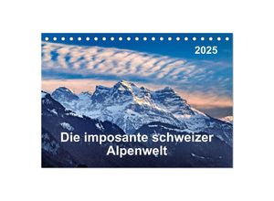 9783435525027 - Die imposante schweizer Alpenwelt (Tischkalender 2025 DIN A5 quer) CALVENDO Monatskalender