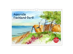 9783435526208 - Aquarelle - Fischland-Darß (Wandkalender 2025 DIN A4 quer) CALVENDO Monatskalender