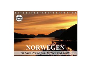 9783435527878 - Norwegen Im Land der Sagen Mythen und Trolle (Tischkalender 2025 DIN A5 quer) CALVENDO Monatskalender